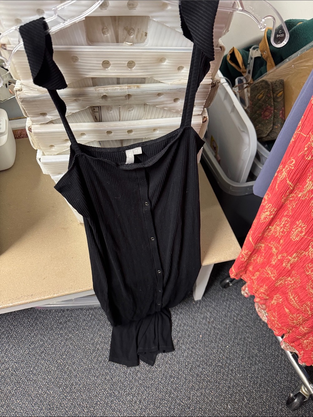 ASOS ribbed midi dress size us 6 // 082854